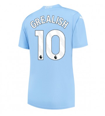 Manchester City Jack Grealish #10 Hemmatröja Dam 2023-24 Kortärmad